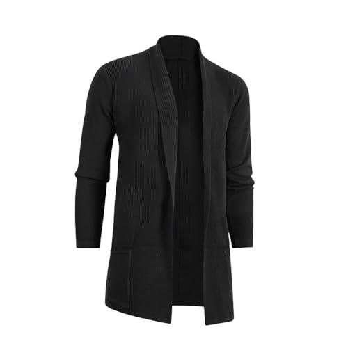 Fall Cardigan Sweaters for Men Button Down Long Sleeve Knitted Loose Fit Top Autumn Warm Workout Sportswear2