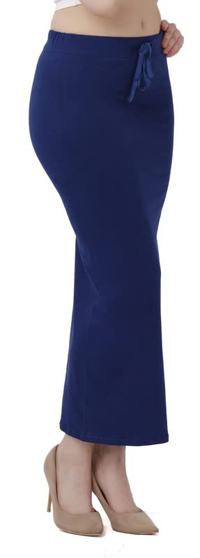 Image of Lycra Blend Cotton Saree Shapewear Petticoat for Women and Girls, Skirts Shapewear Dress for Saree