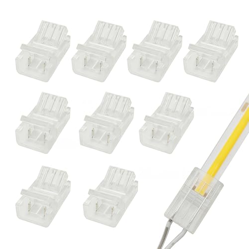 Biantie La 2-Pin COB LED Strip Connector, 8mm...