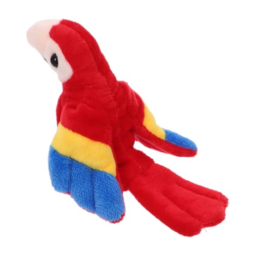 GARIOUANS Mini Marioneta Dedo Loro Suave para Bebés Juguete Interactivo de Felpa para Historias y Desarrollo Comunicación Infantil