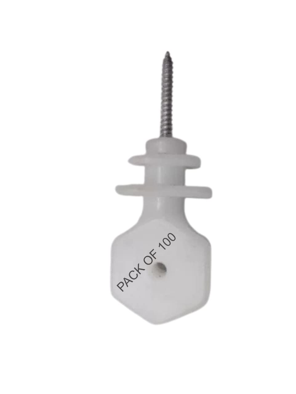 Silonix Screw Fencing Insulator " 3 Inch" | Screw-in Insulator Fence Ring Wood Post Insulators for Farm Animal Fencing (Pack of 100) (B0B81W35LB) Amazon Price History, Amazon Price Tracker
