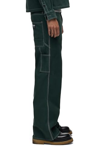 HUDSON Men's Luca Relaxed Fit Wide Leg Carpenter Pant2