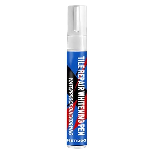Rotulador Pintura Juntas - Colorante Sellador Relleno Impermeable | Marcador Pintura Juntas Azulejos Blancos | Para Baño Ducha Cocina Cerámica Suelo Techo Pared Lavabo Encimera Mantenimiento Hogar