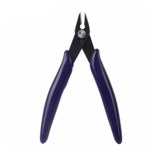 HJTYQS Electrical Wire Cable Pliers Cutters Cutting Side Snips Flush Nipper Anti-Slip Rubber Mini Diagonal Pliers Hand Tools (Color : 084 no Print)