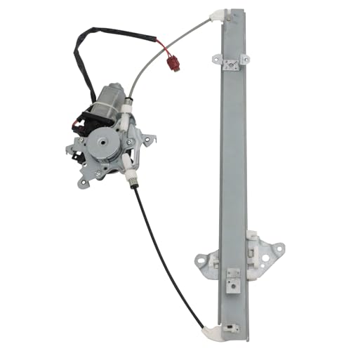 Image of TRQ Rear Right Power Window Regulator & Motor Assembly Passenger Side Compatible with 2005-2015 Nissan Frontier