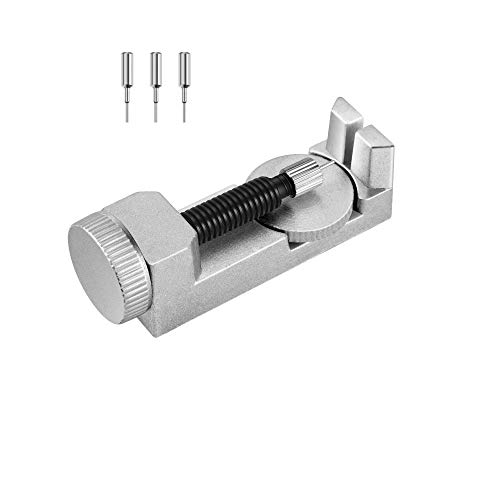 Preisvergleich Produktbild Uhrmacherwerkzeug, Uhrenwerkzeug Uhr Stiftausdrücker, Uhrenarmband Strap Kettenbolzen Remover Reparatursatz Werkzeug für Uhrmacher mit 3 Extra Pins