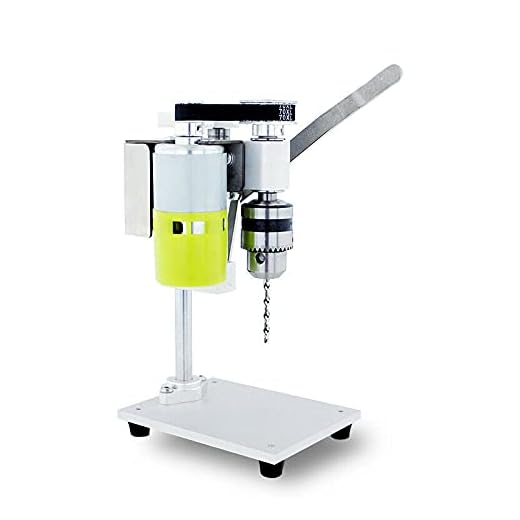 Mini Drill Press Compact Drill Presses Table Workbench Portable Electric Bench Top Mini Drill Press 2 Speed for Wood,Metal or Plastic Hobby Table Top Jeweler Hobby