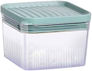 Sealed Box for Food, Airtight Food Storage Containers with Lids for Kitchen Organization Plastic Kitchen Storage Containers for Pantry Organization Cereal, Rice, Pasta, Flour and Sugar (Blue 300ml)