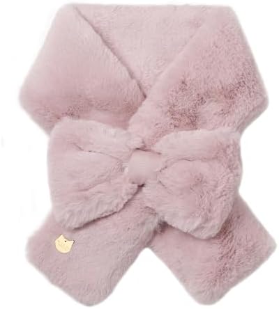 （05:00時点） ムーンバット 【ポール アンド ジョー】 フェイクファー マフラー レディース リボン 24-113-46091 30-00