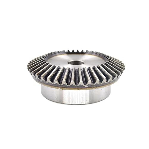 Bevel Gear Pinion Hardware Mechanical 1Pair 1:2 Bevel Gear Gear Steel 1.5M 15Teeth + 30Teeth 90 Degrees Meshing Angle Steel Gears