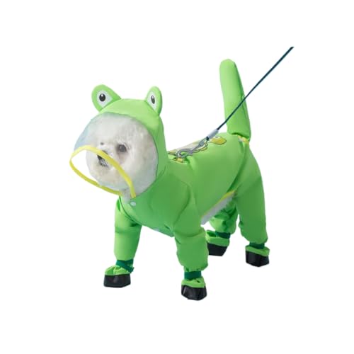 犬 レインコート 犬 カッパ 犬服 ペット 雨具 ペットレインコート 可愛い フード付き 着脱簡単 梅雨対策 通気 防雪 防水 防塵 汚れ防止 風よけ寒さ対策 耐久性 快適 軽量 携帯便利 散歩 小中型犬