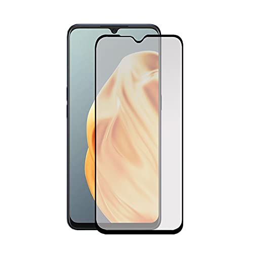 Movilrey Protector para OPPO A91 Negro Cristal Templado de Pantalla para movil. Vidrio 9H