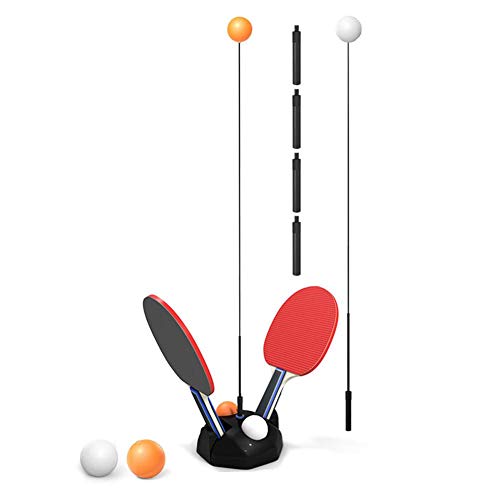 briskay Entrenador De Tenis De Mesa Movable Elastic Soft Shaft Vision Training Altura Ajustable Ocio Descompresión Deportes Indoor Outdoor Play