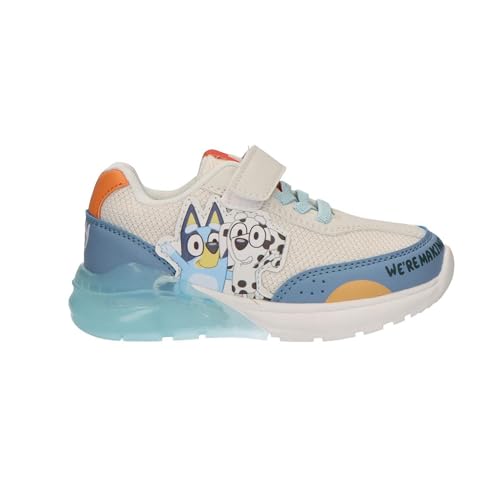 Zapatillas cómodas de Bluey con luces para evitar resbalones infantiles