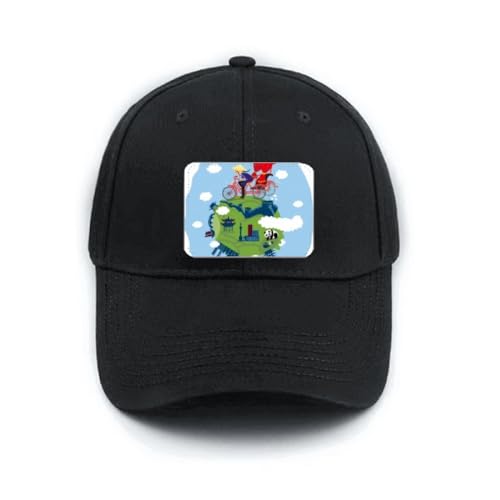 Casquette de baseball noire classique pour vos randonnées et sorties culturelles