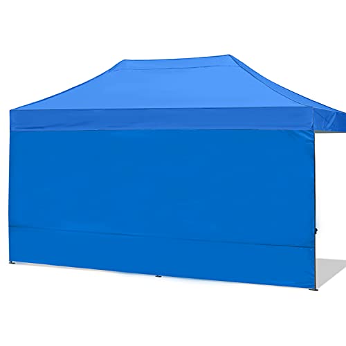 Image of ABCCANOPY Instant Canopy SunWall 10x20 FT No Frame or Top, Blue