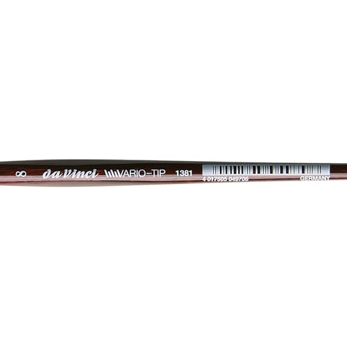 Image of da Vinci Watercolor Series VarioTip Paint Brush, Flat Synthetic, Size 8 (1381-8)