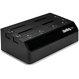 StarTech.com HDD/SSD スタンド／USB 3.0接続／4ベイ／2.5/3.5インチ SATA 1.0/2.0/3.0／ホットスワップ & トップローディング／USB-Aケーブル & ACアダプター付属／ハードドライブドッキングステーション／外付けハードディスク ドック SDOCK4U33