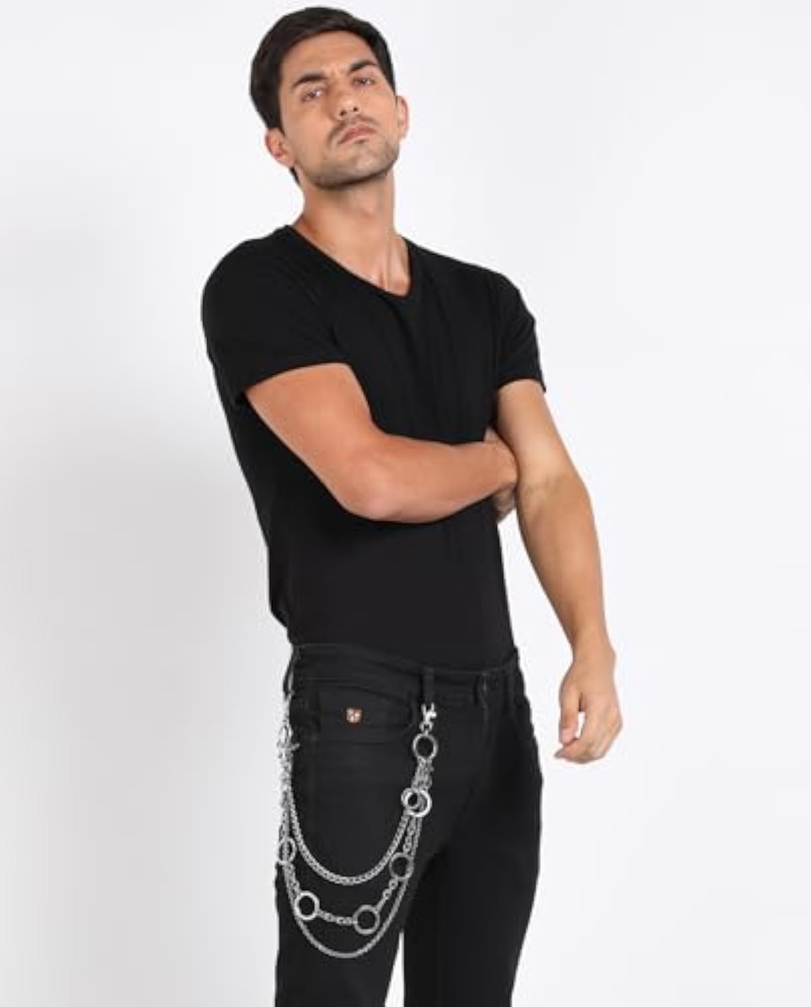 Detachable Punk Multi Layer Pants Chain for Men and Women