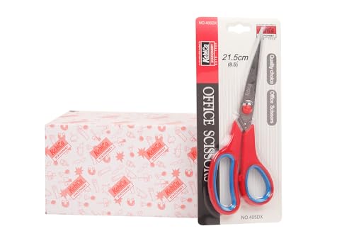 Image of Multi-Purpose SCISSORS NO. 405DX for Kitchen, Office & Home Use - Stainless Steel Blades, Comfort Grip Handle, Heavy Duty Utility Shears for Cutting Meat, Paper, Fabric (21.5cm)