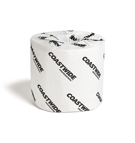Image of Professional Recycled Toilet Paper, 2-ply, White, 550 Sheets /Roll, 80 Rolls /Carton