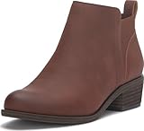 Lucky Brand Botín Badene para mujer, Brownstone/Brownstone, 44 EU
