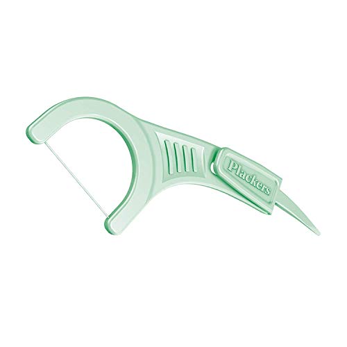 Plackers Individually Wrapped Micro Mint Dental Floss Picks, 500 Count