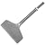 Firecore 4-inch Wide Air Chisel Bit, 0.401 Inch Shank Tile & Thinset Scaling Chisel Thinset Scraper Wall and Floor Scraper Tile Remover Work with Air Chisel Hammer