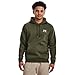Under armour Essential Fleece Hoodie - Men's (1373880-391, Marine Od Green/White) Size 3X-Large