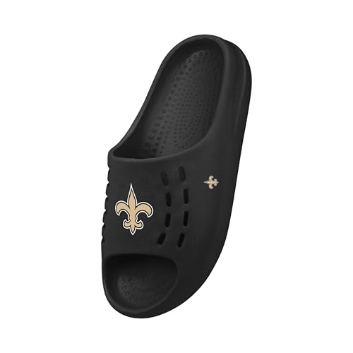 Image of FOCO Men's NFL Team Big Logo Molded Chunky Slide Sandals | Casual Sandals