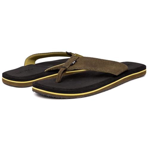 Image of Nautica Men's Flip Flop Shower Sandals Slides - Comfortable Waterproof Beach Footwear Slip-On Thong (Medium /Wide Width)