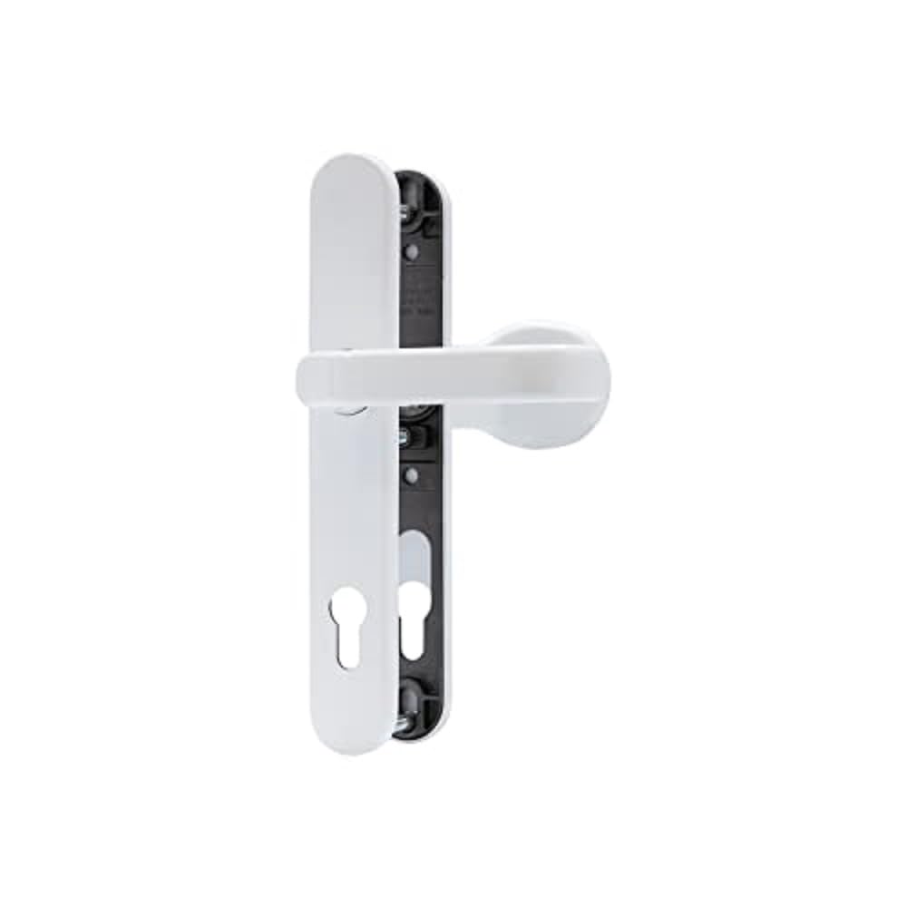 Maniglia Per Porta D'Ingresso ABUS SRG92N F1 - Per Telai Sottili, Con Maniglia Interna E Targhetta Esterna, In Alluminio