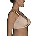 Vanity Fair Women's Full Figure Wireless Bra, Extended Side & Back Smoothing, Lightly Lined Cups up to DDD, Beige, 40DDD, 71267