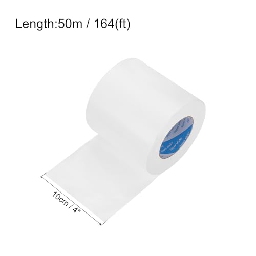 Image of uxcell Heavy Duty Duct Tape, 4 Inch x 55 Yard Waterproof Flexible Hand Tear Strong Adhesive Duct Tapes for Crafts DIY, Fixing, Repairs, White