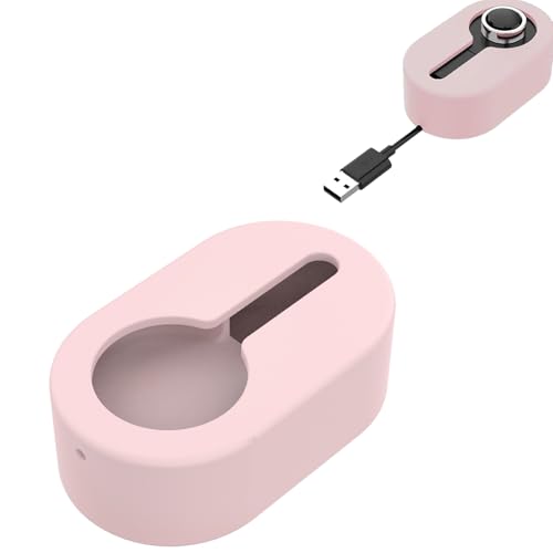 For Oura Ring Gen3 / Gen4 �[�d�P�[�u���p �V���R���ی�P�[�X �[�d����[�J�o�[ �P�[�u�����[ �ϏՌ� �h�o ����~�� �_�� �y�� �R���p�N�g �����^�ѕ֗��i�s���N�j