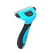 petgle Cat Brush &Cat Comb for Shedding,Pet Deshedding Brush for Cat and Small Dog Reduces Loose Undercoat By 95% Cat Grooming Brush and Deshedding Tools for Long Hair and Short Hair 2.5inch Blue