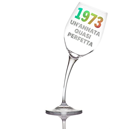 Aurìca Calice Vino Personalizzato Piegato Idee Regalo per Donna E...