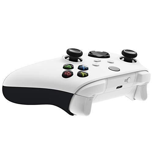 Image of eXtremeRate DIY Grip for Xbox Series X & S, Black Soft Touch Comfortable Left Right Side Rails, Replacement Parts Handles Rear Shell for Xbox Core Wireless Controller