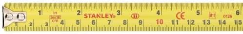 Stanley Plastic 33-158 5 m/16 x 3/4-Inch Power Lock Tape Rule (Chrome)