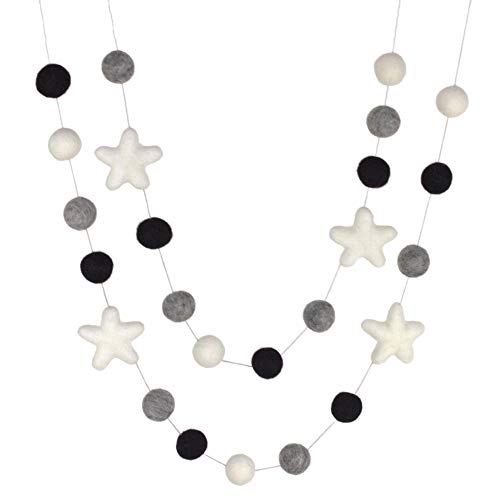 Felt Ball & Star Garland - 1