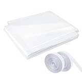 Fensterfolienisolierung - Winddichtes Winterfensterdichtungsset | Isolierabdeckung für Aluminiumfenster, Gleitschiene, Trennzeichen und Badezimmer, energieeffiziente Versiegelung für