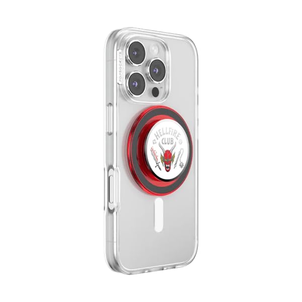 PopSockets Agarre de teléfono para MagSafe, Soporte magnético - Hellfire