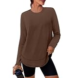 **Élégance française : Choisissez parmi un col rond, un col V ou un décolleté épaules dénudées, avec une coupe ajustée ou ample, pour un look printanier romantique. Les manches longues vous tiennent chaud lors des douces journées de printemps. Parfaite au quotidien, au bureau ou pour une sortie. Associez-la facilement à un jean ou une jupe pour une allure chic à la française.