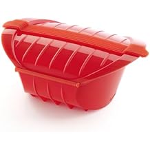 Lekue 3407600R10U004 Ogya Microwavable Pot, X-Large, Red