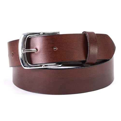 Image of Milwaukee Leather Men's Interchangeable Buckle Leather Belts | 1.5 inch Wide; Emblem Designed; Biker Culture Style; Everyday Wear; Premium Leather