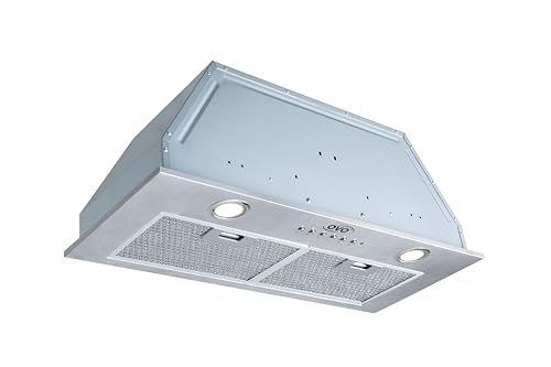 OVO 28 inch Built-In Range Hood Vent with 5-Speed Exhaust Fan, 900 CFM, Auto Shut-Off, Night-Light, 5 Color Temperature(5CCT) Selectable Lights, Stainless Steel Kichen Hood