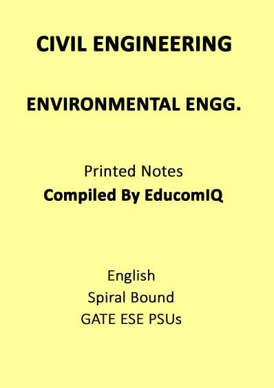 Environmental Civil Engineering Printed Notes by Top Coaching for GATE ESE PSUs