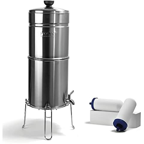 ProOne Big+ Brush Edelstahl Schwerkraft-Wasserfiltersystem Cover
