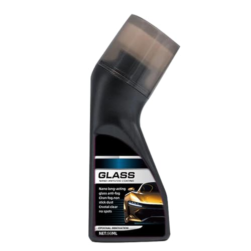 90ml 車の窓曇り止め剤曇り止めコーティング剤、車のフロントガラス防雨剤、車のガラス防曇防雨剤、冬季特別デフォッガー、窓用マイクロ分子防曇コーティング剤ワイパー 、車のフロントガラス、窓、鏡の曇り止め