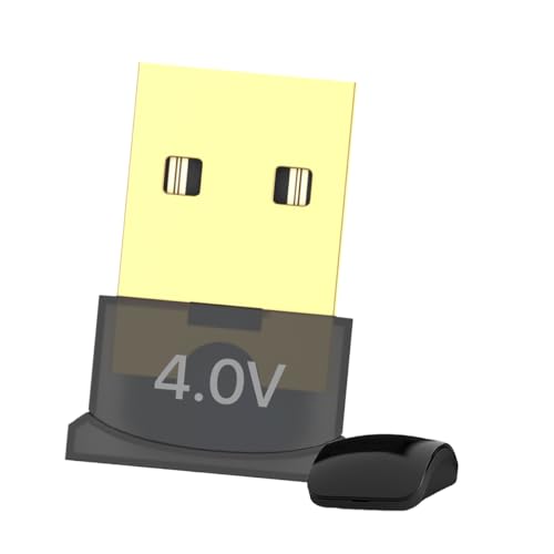 A2ZWORLD Adattatore Bluetooth 5.0 3Mbps, Compatibile con Tutti Periferiche di Input Wireless, Mouse/Tastiera/Joystick/Cuffie/Stampante/Altoparlanti per Computer